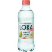 Kolsyrat Vatten Persika Päron 33cl Loka.
