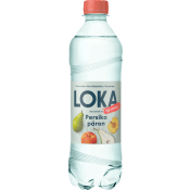 Kolsyrat Vatten Persika Päron 50cl Loka.