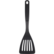 Stekspade Svart Nylon med hål 29,5cm Gastromax.