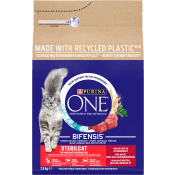 Torrfoder Steril cat Oxe 2,8kg Purina ONE.