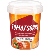 Tomatsoppa med bitar 475g ICA.