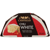 White chili vitmögelost 150g Castello®.