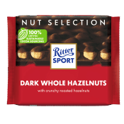 Chokladkaka Mörk Hasselnöt 100g Ritter.