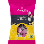 Påsk Dragé Mandelägg med lakrits 275g Anthon Berg.