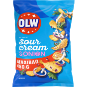 Sourcream & onion Chips 450g OLW.