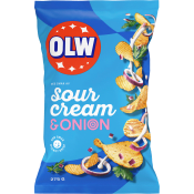 Chips Sourcream & Onion 275g OLW.