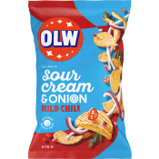 Chips Sourcream & Onion Chili 275g Olw.