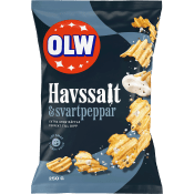 Chips Big Cuts Havssalt Svartpeppar 250g Olw.