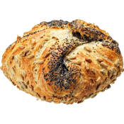 Kuvertbröd vallmo och solroskärnor 90g Bonjour.