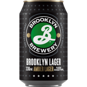 Öl Lager 3.5% 33cl Brooklyn.