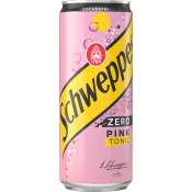 Läsk Pink Tonic Zero 33cl Schweppes.