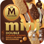 Glass Magnum Mini double caramel 6-p GB Glace.