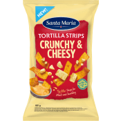 Tortilla Strips Crunchy Cheesy 185g Santa Maria.