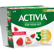 Yoghurt Jordgubb 4-p 500g Activia.