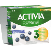 Yoghurt Blåbär 4-p 500g Activia.