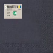 Servett Svart 33cm 20-p ICA.
