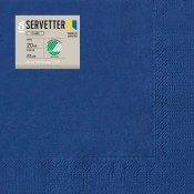 Servett Mörkblå 33cm 20-p ICA.