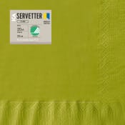 Servett Ärtgrön 33cm 20-p ICA.