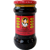 Sojabönor fermenterade i chiliolja 280g Laoganma.