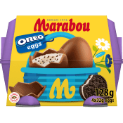 Chokladägg Oreo 128g 4-p Marabou.