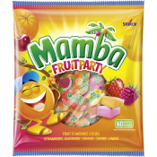 Godispåse Fruktkola Partymix 140g Mamba.