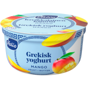 Yoghurt Grekisk Mango Laktosfri 4,8% 150g Valio.