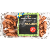 Prinskorv Skinnfri 85% Kötthalt 300g Härryda Karlsson.