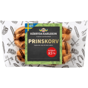 Prinskorv 85% kötthalt 335g Härryda Karlsson.