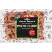 Wienerkorv 85% kötthalt 700g Härryda Karlsson.