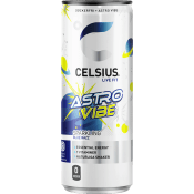 Energidryck Astro Vibe Blue Razz 355ml Celsius.