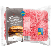 Hamburgerfärs Färsk av nöt 23% 800g ICA.