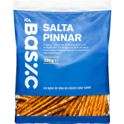 Salta Pinnar Pretzels 250g ICA Basic.