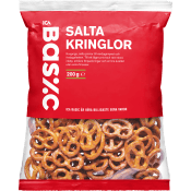 Salta kringlor Pretzels 200g ICA Basic.