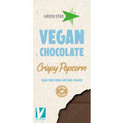 Choklad Vegan Ljus Popcorn 90g Green Star.