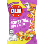 Chips Kebab & vitlök 250g Olw.