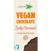 Choklad Vegan Salt Karamell 90g Green Star.