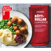 Köttbullar med mos 400g Findus.