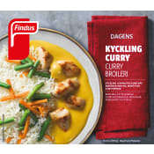 Kyckling curry 390g Findus.