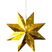 Adventsstjärna classic mässing 28cm Star Trading.
