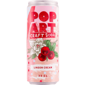 Läsk Pop Art Lingon Cream 330ml Hammars Bryggeri.