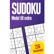 Sudoku : medel til svåra, 256 utmaningar.