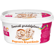 Glass Popcorn brynt smör 500ml SIA Glass.
