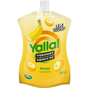 Drickyoghurt squeeze Banan Laktosfri 3% 200g Yalla.