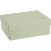 Presentbox Mellan Grön 16x20x7,5cm.