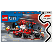 LEGO City F1 depåstopp & depåteam med Ferrari bil 60443.