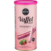 Wafer Rolls Strawberry 250g Nordthy.