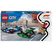 LEGO City F1 startfält med VCARB och Sauber racerbilar 60474.