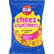 Ostbågar cheez cruncherz Sourcream & onion 225g OLW.