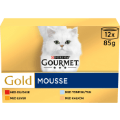 Kattmat Mousse 12-p 85g Gourmet.