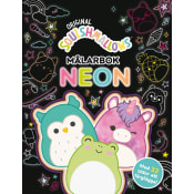 Squishmallows. Målarbok neon.